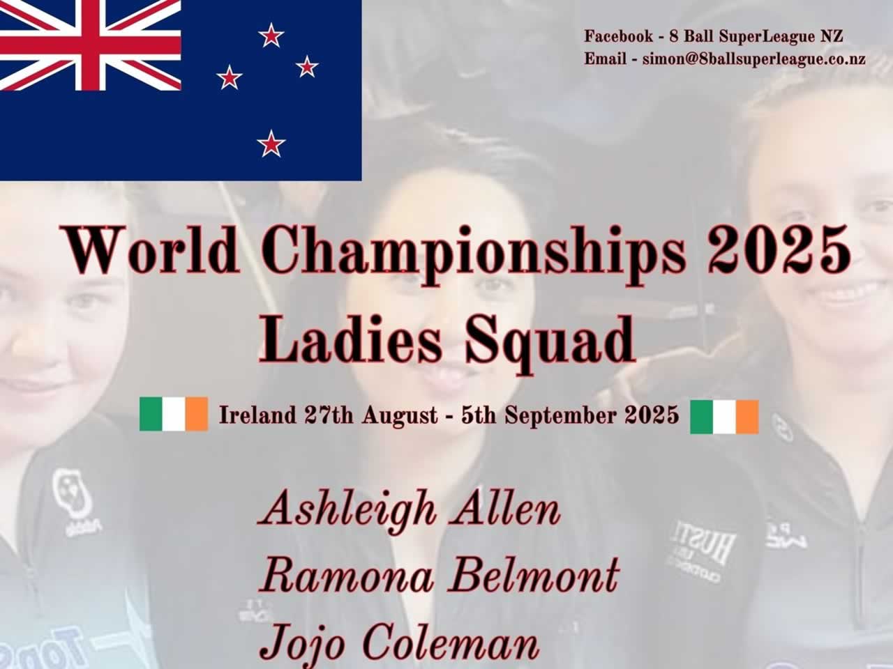 2025 World Champs – Ladies squad named